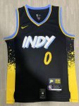 Maillot de Basket #0 Haliburton Indiana Pacers 2023-24 city Brodé